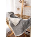 Meet MyNatural %100 Müslin Kumaş Pamuklu Bebek Yorganı 100 X 120 cm