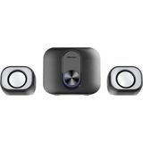 Meetion / SP2110 / Siyah / Ofis Hoparlörü / Bluetooth + 2.1 Ses Sistemi / 3.5mm + USB Bağlantı - Çok Renkli