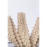 Mefaks Tekstil Koç Boynuzu Şerit 1.5 cm 50 Metre Dekoratif Süsleme Şeridi Perde Aksesuar - Açık Vizon - Renk