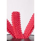 Mefaks Tekstil Koç Boynuzu Şerit 1.5 cm 50 Metre Dekoratif Süsleme Şeridi Perde Aksesuar - Fuşya - Renk