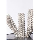 Mefaks Tekstil Koç Boynuzu Şerit 1.5 cm 50 Metre Dekoratif Süsleme Şeridi Perde Aksesuar - Gri - Renk