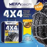 Mefatech 195/65R16 4x4 Çelik Gövde Oto Kar Zinciri