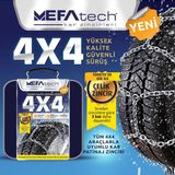Mefatech 205/65x16 No:10 X Tip Takmatik Kar Zinciri