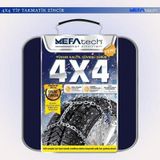Mefatech Oto Lastik Kar Zinciri 205/65/R16 4x4 Tipi Takmatik Kolay Montaj Binek Suv Minibüs