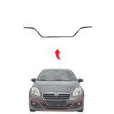 MEFAUTO Fiat Linea Uyumlu Ön Tampon Alt Nikel Çıtası 3 Parça