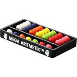 Mega Aritmetik 7 Basamaklı Soroban Öğrenci Mental Aritmetik Abaküsü - Renkli