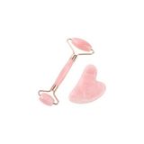 Mega Awm Pembe Kuvars Face Roller-Gua Sha