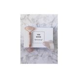 Mega Awm Rose Quartz Face Roller ve Gua Sha Taşı Seti