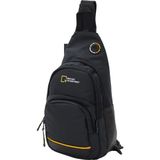 Mega Bag M 1006 Mega Bag Unisex Göğüs Çapraz Çanta, Body Bag - Siyah