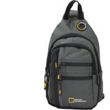 Mega Bag M 1022 Mega Bag Unisex Göğüs Çapraz Çanta, Body Bag - 16x29x6 - Gri