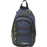 Mega Bag M 1022 Mega Bag Unisex Göğüs Çapraz Çanta, Body Bag - 16x29x6 - Lacivert