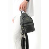 MEGA BAG THE NORTHWEST M-1033 Quatro Kumaş Su İtici Özellikli Kumaş Unisex Sırt Postacı Omuz Göğüs Çantası