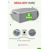 Mega Boy Hurç - Gri - 2'li
