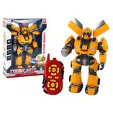 Mega Büyük Oyuncak Uzaktan Kumandalı Sünger Atan Işıklı Sesli Transformers Dev Robot Bumble