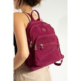 Mega Çanta Maga Unisex Kipling Günlük Sırt Çantası - Bordo