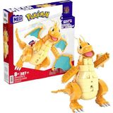 MEGA Çocuklar için kinetik yapı parçasıyla hareket özelliği bulunan, birleştirilebilir ve eklemleri bükülebilir büyük ölçekli Mega Pokémon Dragonite yapı oyuncakları, HKT25