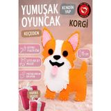 Mega Design Kendin Yap Hayvan Figürlü Keçe Dikiş Seti - Eğitici Çocuk El Işi Aktivite Kiti - Turuncu