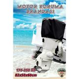 Mega Everest Dıştan Takma 150-175 HP Motor Uyumlu Tekne Kayık Sandal Koruma Brandası Örtüsü Su Geçirmez