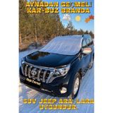 Mega Everest Suv Araçlara Uyumlu Ayna Korumalı Ön Cam Araç Kar Buz Brandası Su Kar Güneş Geçirmez