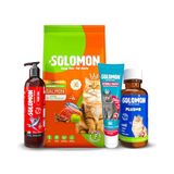 Mega Kısırlaştırılmış Kedi Mama Seti - 9 kg Somonlu Kısırlaştırılmış Kedi Mama - Sterile Paste - Fish Oil - Solomon Plus B Damla