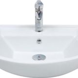 Mega Olivin 65 cm Hilton Dolap Uyumlu Etejerli Lavabo