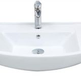 Mega Olivin 80 cm Hilton Dolap Uyumlu Etejerli Lavabo
