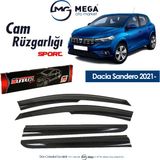 Mega Oto Market [brand] Dacia Sandero Cam Rüzgarlık Mugen Tip Sunplex 2021- Sonrası