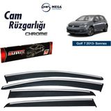 Mega Oto Market [brand] Vw Golf 7 2013- Sonrası Krom Cam Rüzgarlık Sunplex