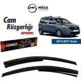 Mega Oto Market Dacia Dokker 2013- Sonrası Mugen Cam Rüzgarlık Sunplex Uyumlu