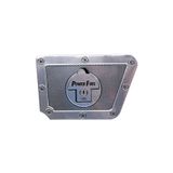 Mega Oto Market Krom Depo Kapağı Kaplam 175X112x135 Mm Power Fuel Fiat Tipo İle Uyumlu
