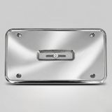 Mega Oto Market Krom Renk Paslanmaz Plastik Hummer Plakalık 31Cm X 16Cm Tekli 1 Adet