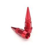Mega Oto Market Oto Araba Sibop Kapağı Seti Metal Sivri 4'lü Set Kırmızı 60 Mm
