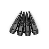 Mega Oto Market Oto Araba Sibop Kapağı Seti Metal Sivri 4'lü Set Siyah 60 Mm