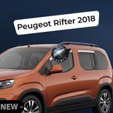 Mega Oto Market Paslanmaz Krom Akrilik Cam Rüzgarlığı Peugeot Rifter 2018 Sonrası ile Uyumlu CHR-1-019-004