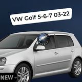 Mega Oto Market Paslanmaz Krom Akrilik Cam Rüzgarlığı Volkswagen Golf 5-6-7 03-22 CHR-1-026-001