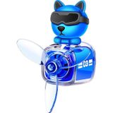 Mega Oto Market Pervaneli Klima Süsü Oto Koku Klipsi Mavi Pilot Kedi Hava Ferahlatıcı Maskot