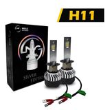Mega Oto Market Slim LED Silver Edition Xenon Far Lambası Beyaz Renk Csp H11 Soket ile Uyumlu