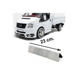 Mega Oto Market Universal Piramit Jant Kapağı Fırfırı 4'lü Set 23cm Krom Metal Profil-Piramit Fırfır