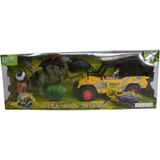 Mega Oyuncak Dinozor Avcısı Jeepli Oyun Seti