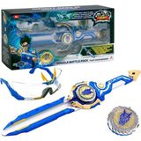Mega Oyuncak Infinity Nado Goggle Battle Pack - Nado Gözlük- Fırlatıcı Kılıç ve Metal Öfke Dalgası Ejderhası Seti