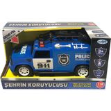 Mega Oyuncak Sürtmeli Sesli Işıklı Polis Aracı