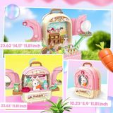 MEGA Pembe Çantalı Tavşan Oyun Seti - Standart