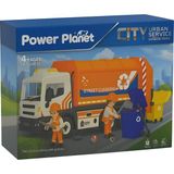 MEGA Power Planet Işıklı ve Sesli Çöp Kamyonu Oyuncak Seti - Renkli