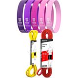 Mega Setler Direnç Bantları + Pilates Bandı Direnç Bandı Barfiks Lastiği Loop Power Band - Çok Renkli - Standart