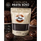 Mega Siyah Çikolata Draje Pasta Süsü