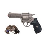 Mega Siyah Gonher Metal Revolver 8'li Kapsül Patlatan Gerçekçi Oyuncak Silah