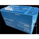 Megacell 12.8V 315AH Lifepo4 Lityum Demir Fosfat Akü (ABS/Bluetoothlu)