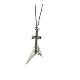 Megadeth Elektro Gitar Tasarımlı Metal Kolye – 60 Cm Zincir - Unisex