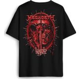 Megadeth Lamb Of God Metal Music Rock Sırt Ön Baskılı Oversize Tişört Unisex T-Shirt