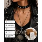 Megadeth Temalı Gitar Kolye Unisex Metal Müzik Zincirli Aksesuar
